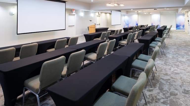 Meeting Room with Projection Screen