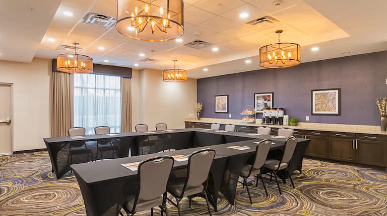 Hotel conference room with u-shape set-up
  near DFW airport
