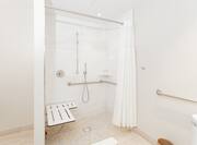 Accessible Bathroom With Roll-in Shower