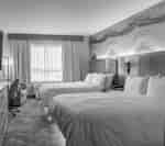 더블 퀸 베드 침실