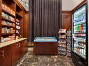 Pantry area with fridges