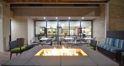 Outdoor Patio Fire Pit Seating Area