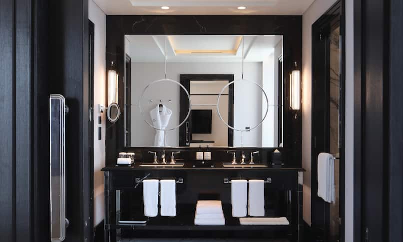 Dual Vanity Area in a Suite -previous-transition
