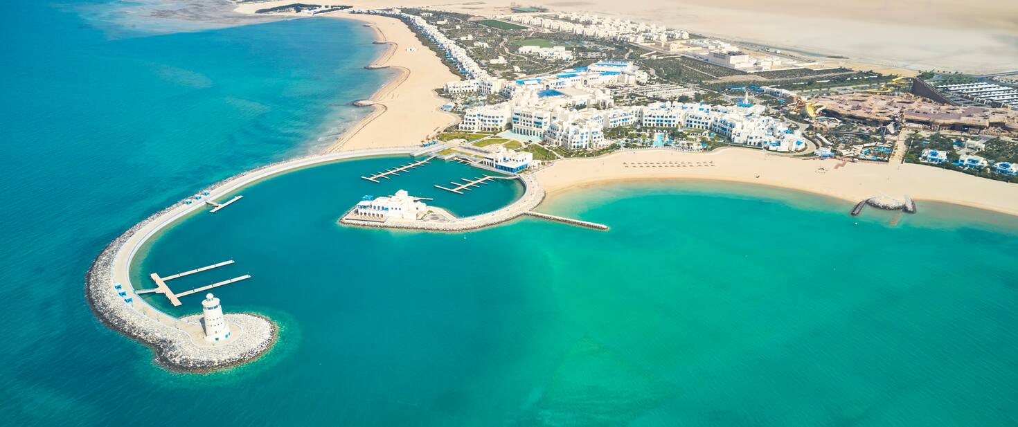 Exterior Aerial View of Beach and Hotel