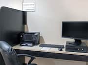 Business Center with Computer Station and Printer