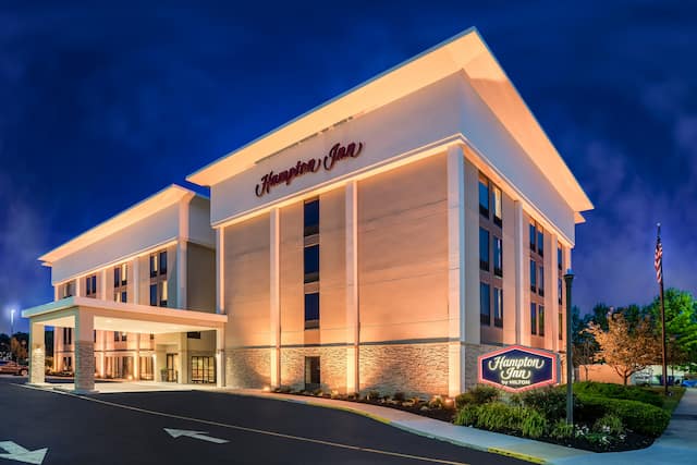 Hotel Exterior At Night