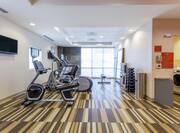 Hotel Fitness Center with Laundry Area