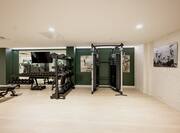Fitness Center with Weights and HDTV