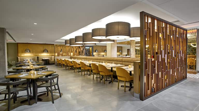 Large dining space in lobby area