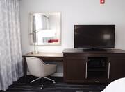 Guest room TV and work desk