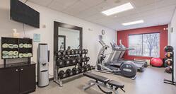 Equipment and Weights in Fitness Room