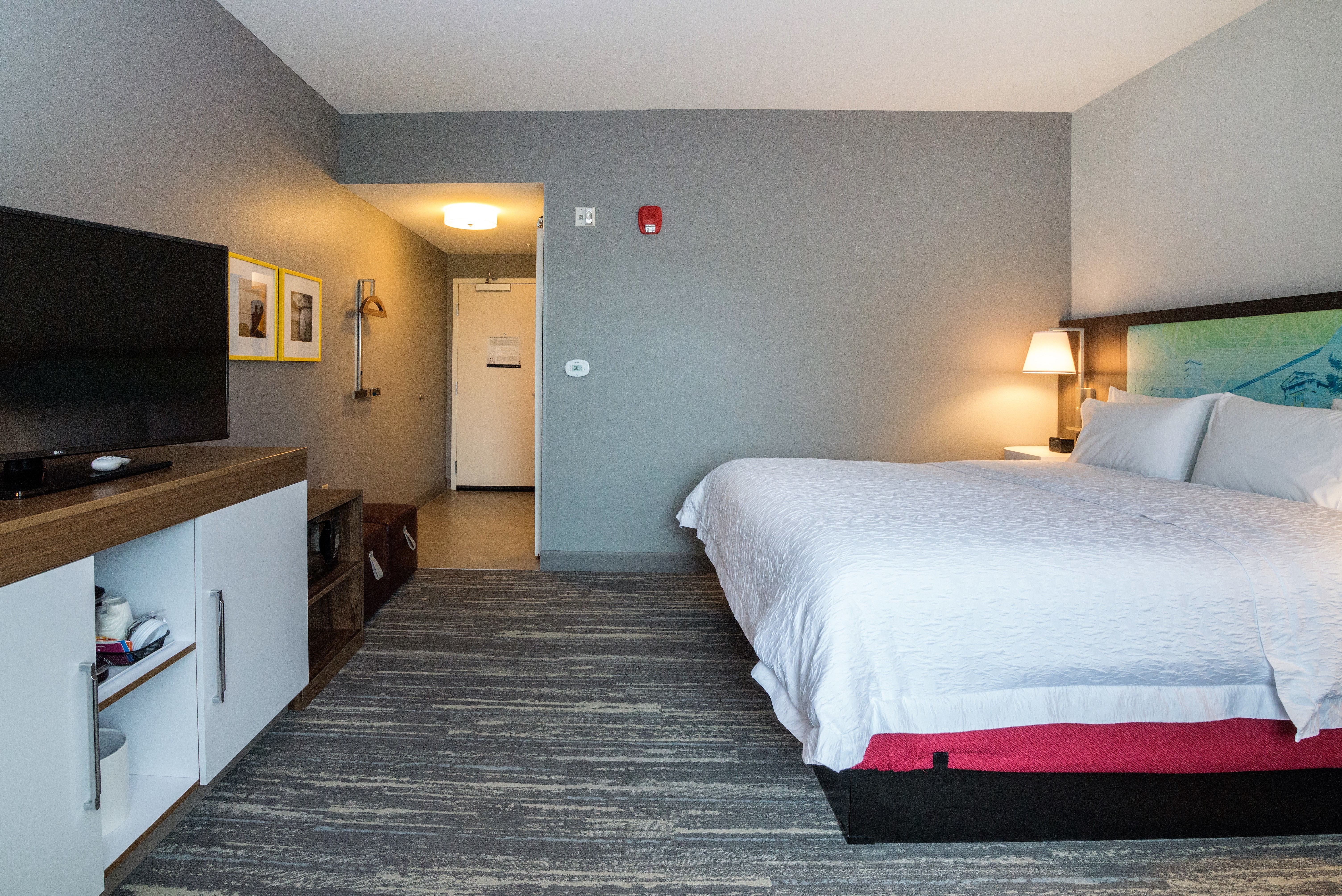 Accessible Guestroom with King Bed and Room Technology