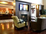 Lobby Seating Area and Fireplace