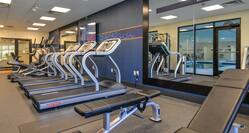 Fitness Center Treadmills Weight Benches