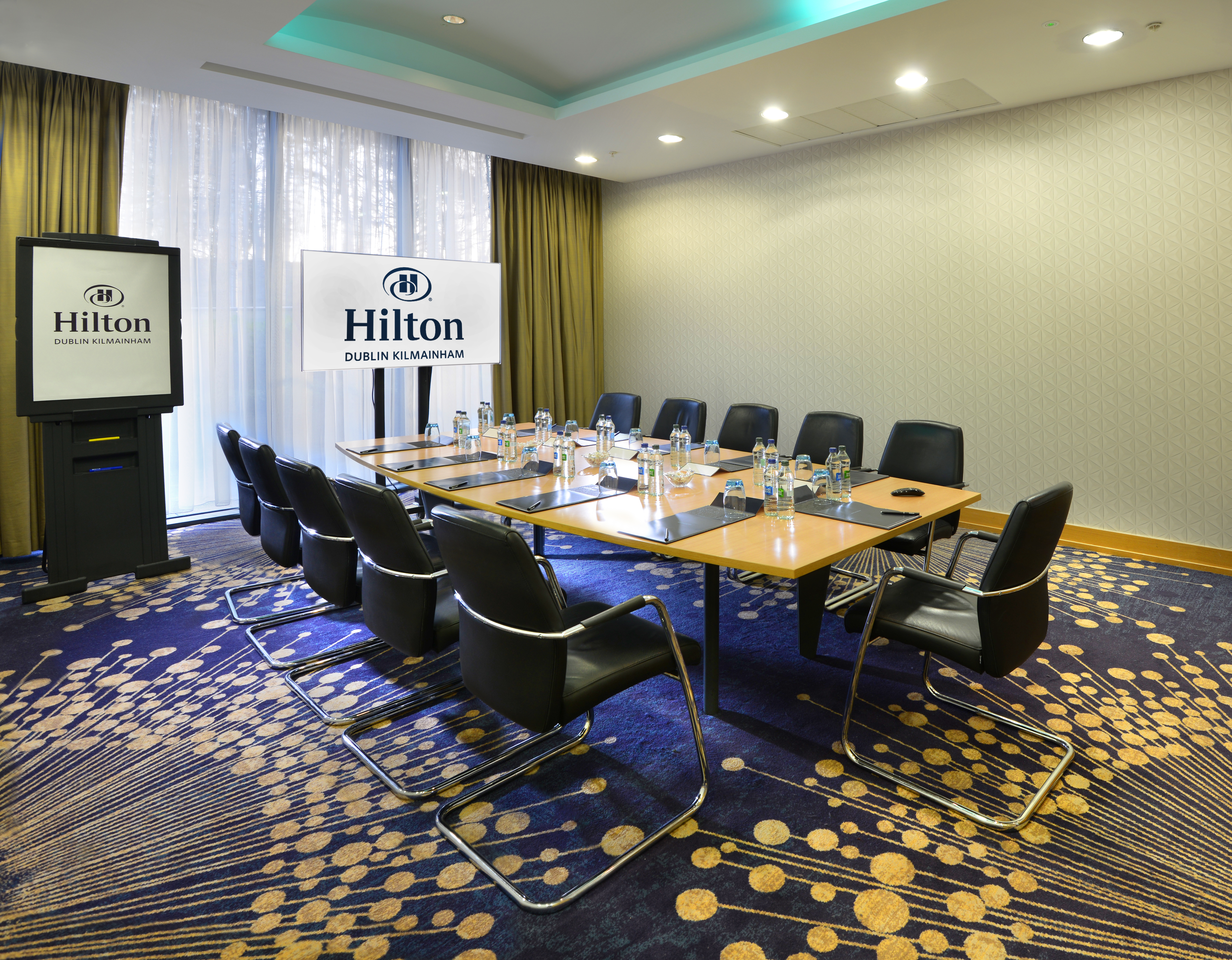 Boardroom style meetings at Hilton Dublin Kilmainham