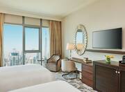 Deluxe Twin Room with Burj Khalifa View