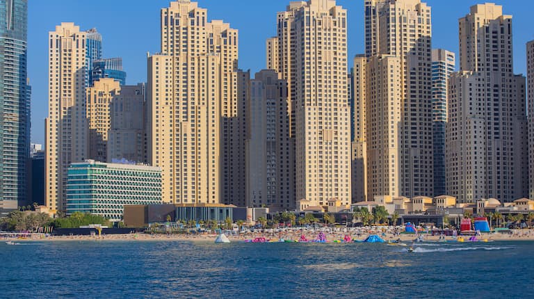 View of Hotel Exterior from the Sea