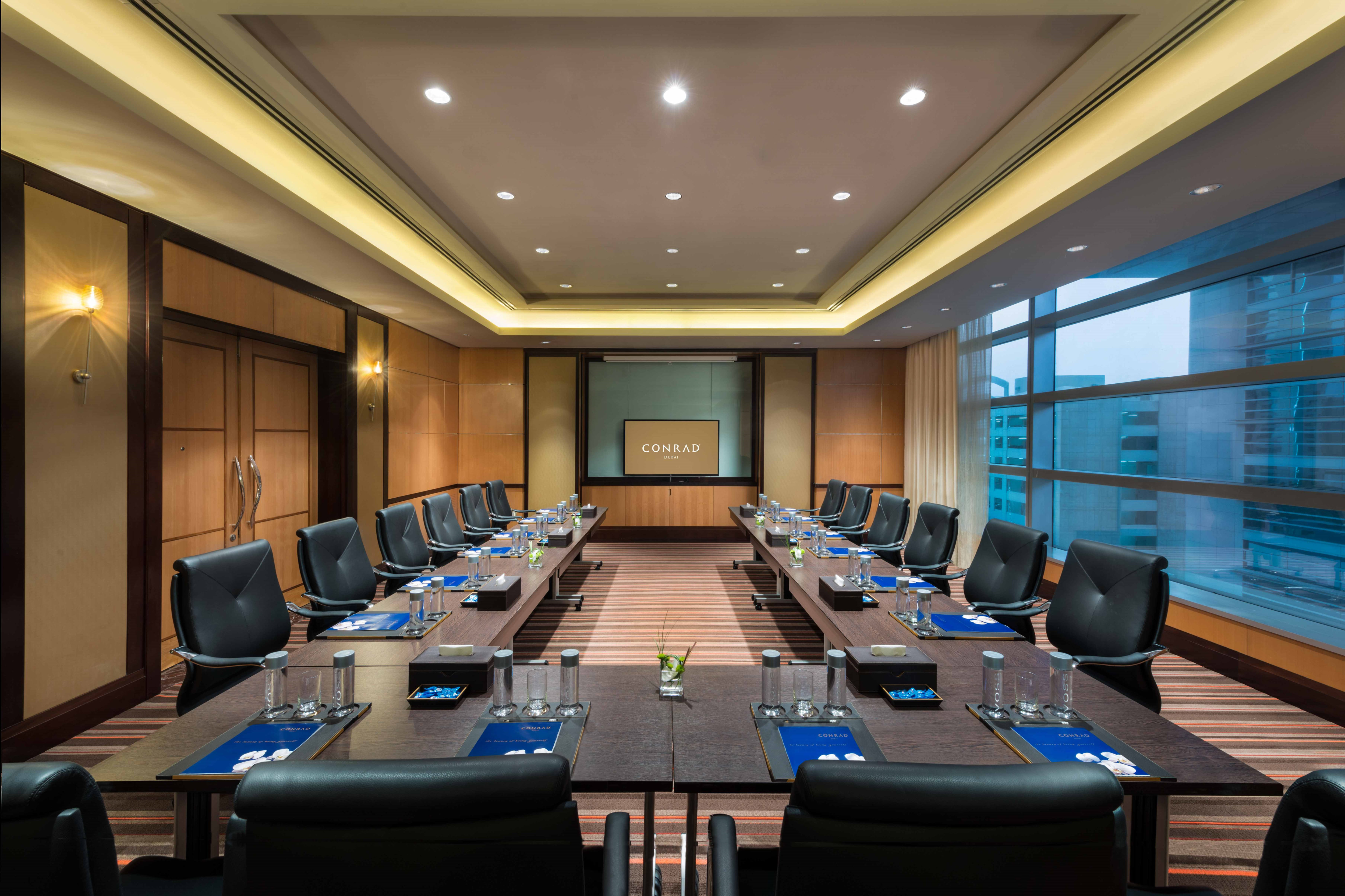 U-Shaped Table Meeting Room