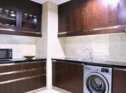 Residential Suite Kitchen with washing machine
