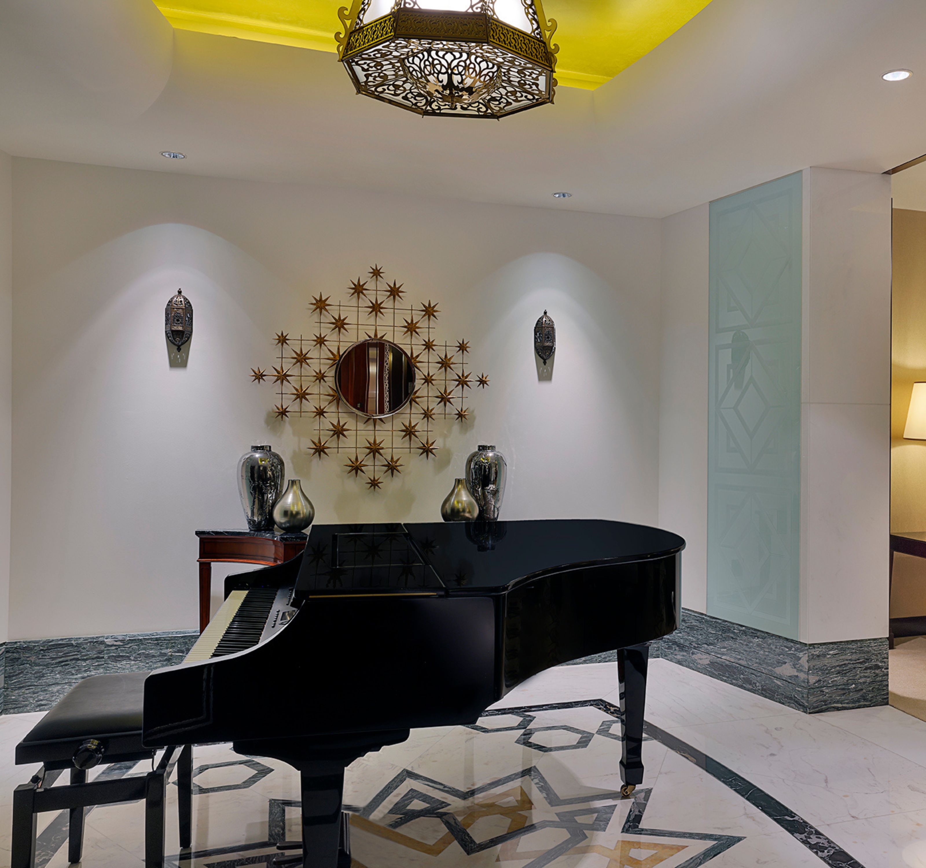 Residential Suite Lounge with Piano