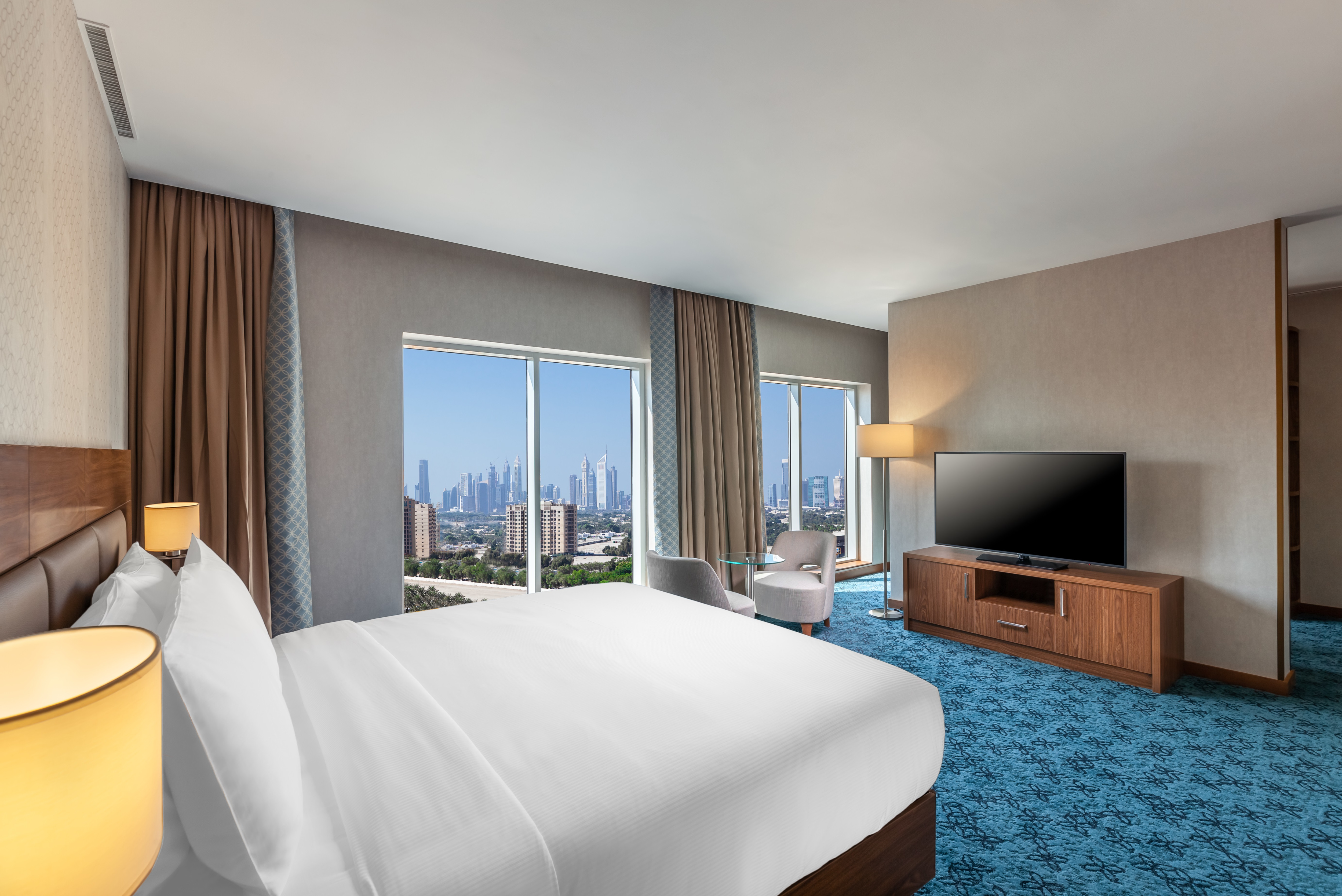 King Bedroom Suite with HDTV and City View