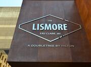 Detailed View of Exterior Hotel Sign for The Lismore
