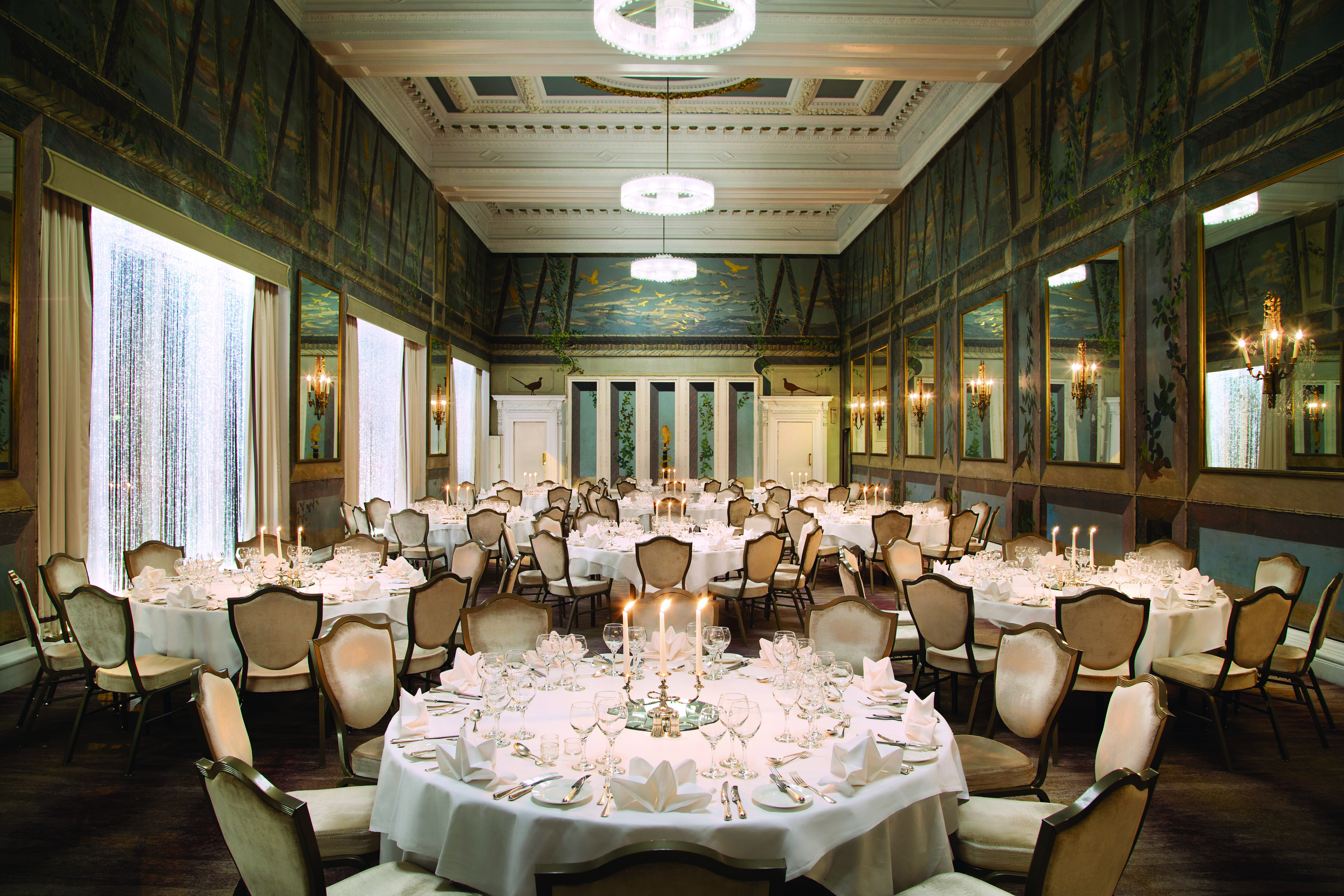 Round Banquet Tables in Castle Suite Ballroom