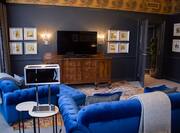Sir Conan Doyle Suite Living Room with HDTV