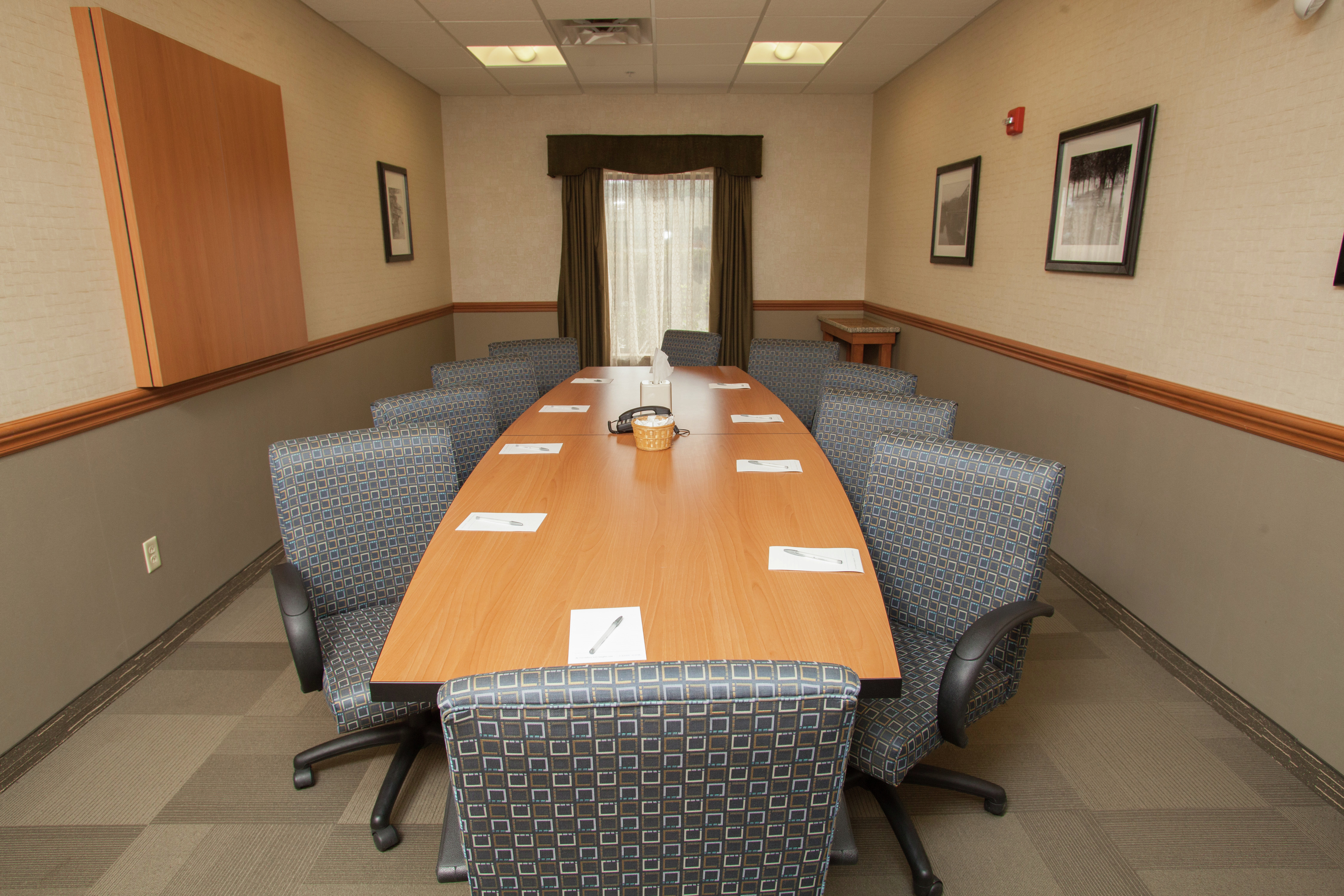 Conference Table and Chairs in Aviator Boardroom