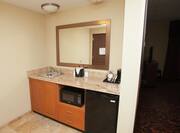 Studio Suite Wet Bar with Microwave, Mini-Fridge, Coffee Maker, and Sink
