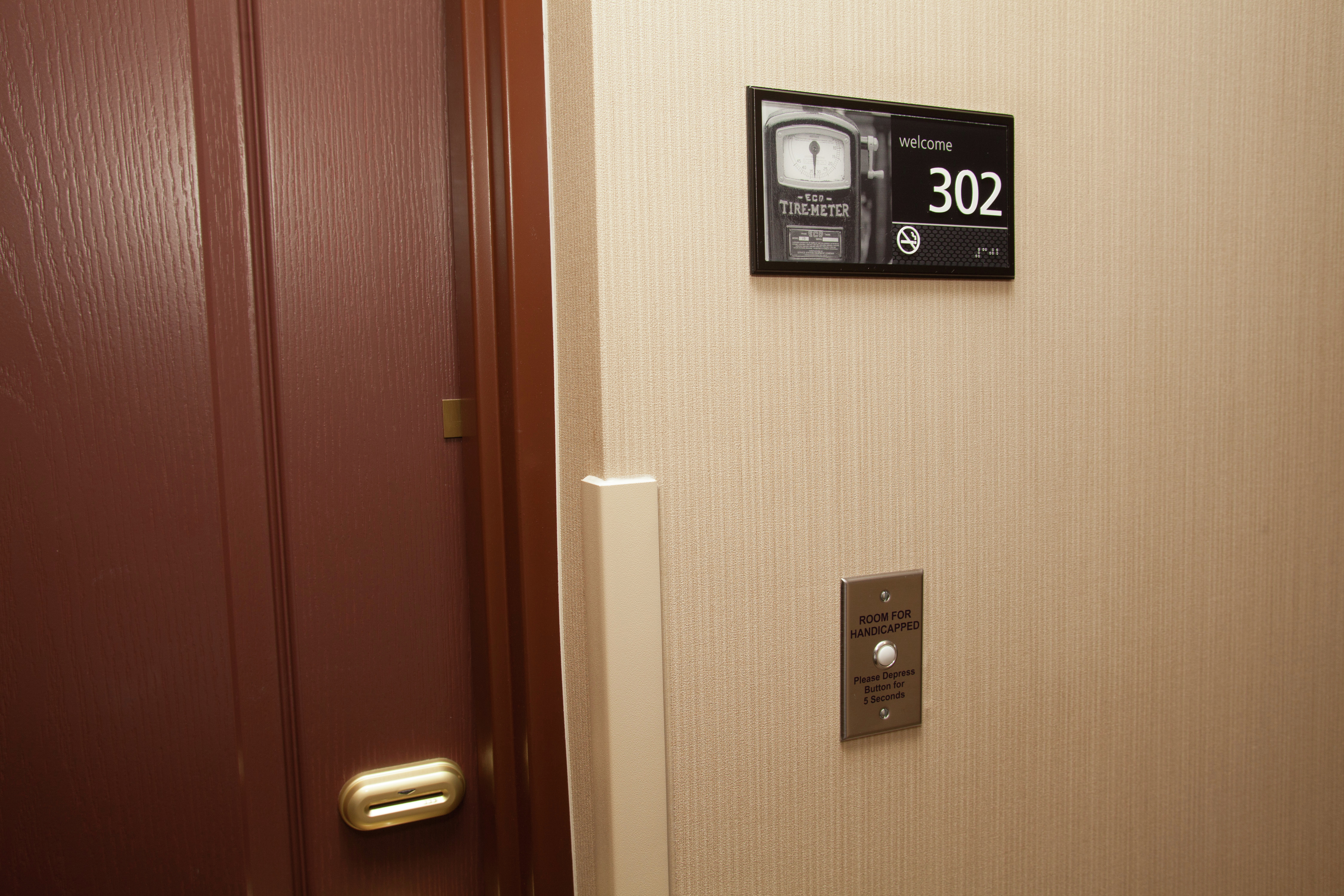 Accessible Guest Room Doorbell, Audio and Strobe Alert