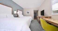 Hampton Inn Emporia Hotel, KS - Double Beds with desk