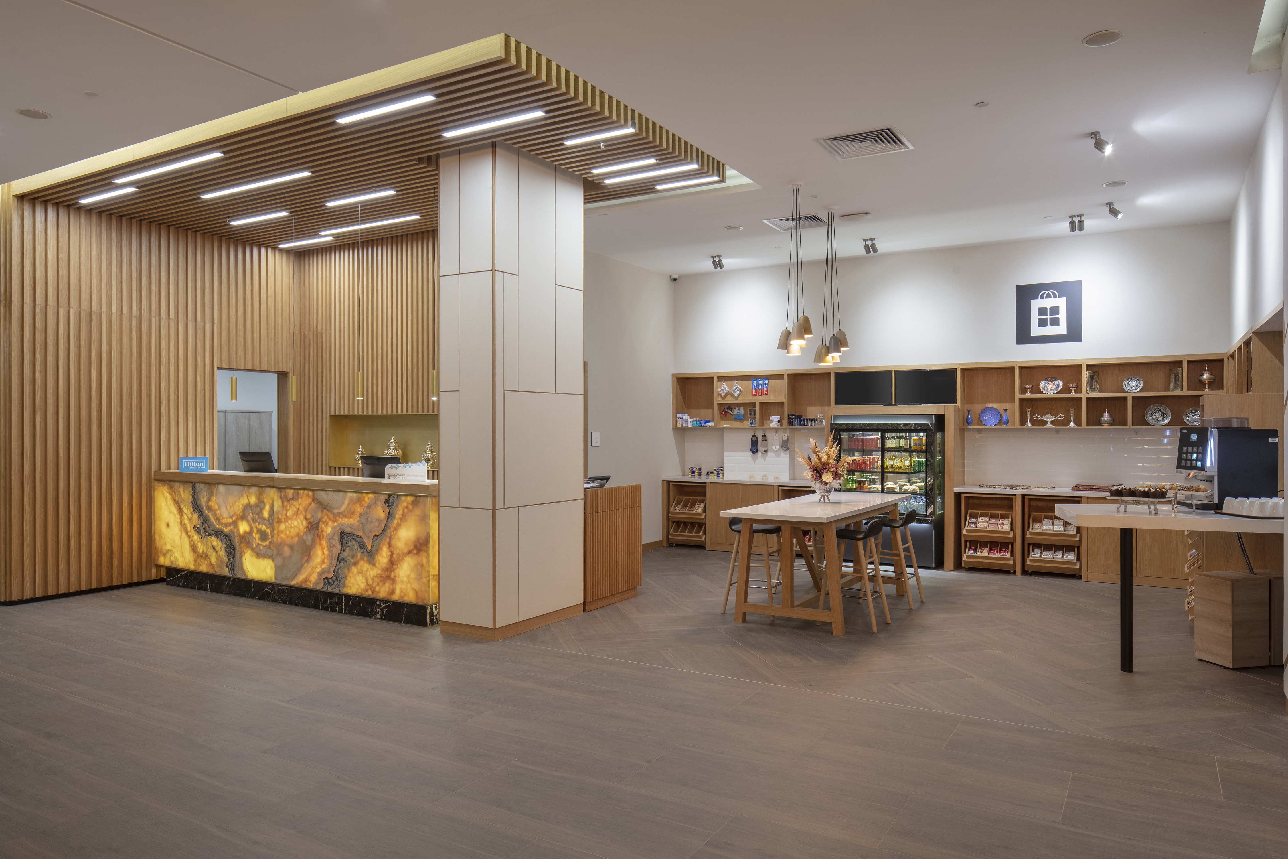 Snack Shop With Front Desk