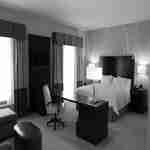 King Studio Suite Work Desk and Bed