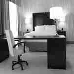 King Studio Suite Work Desk and Bed