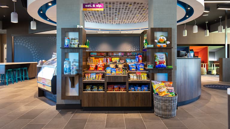 Snack Shop in Hotel Lobby Area