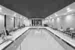 Indoor pool with chairs