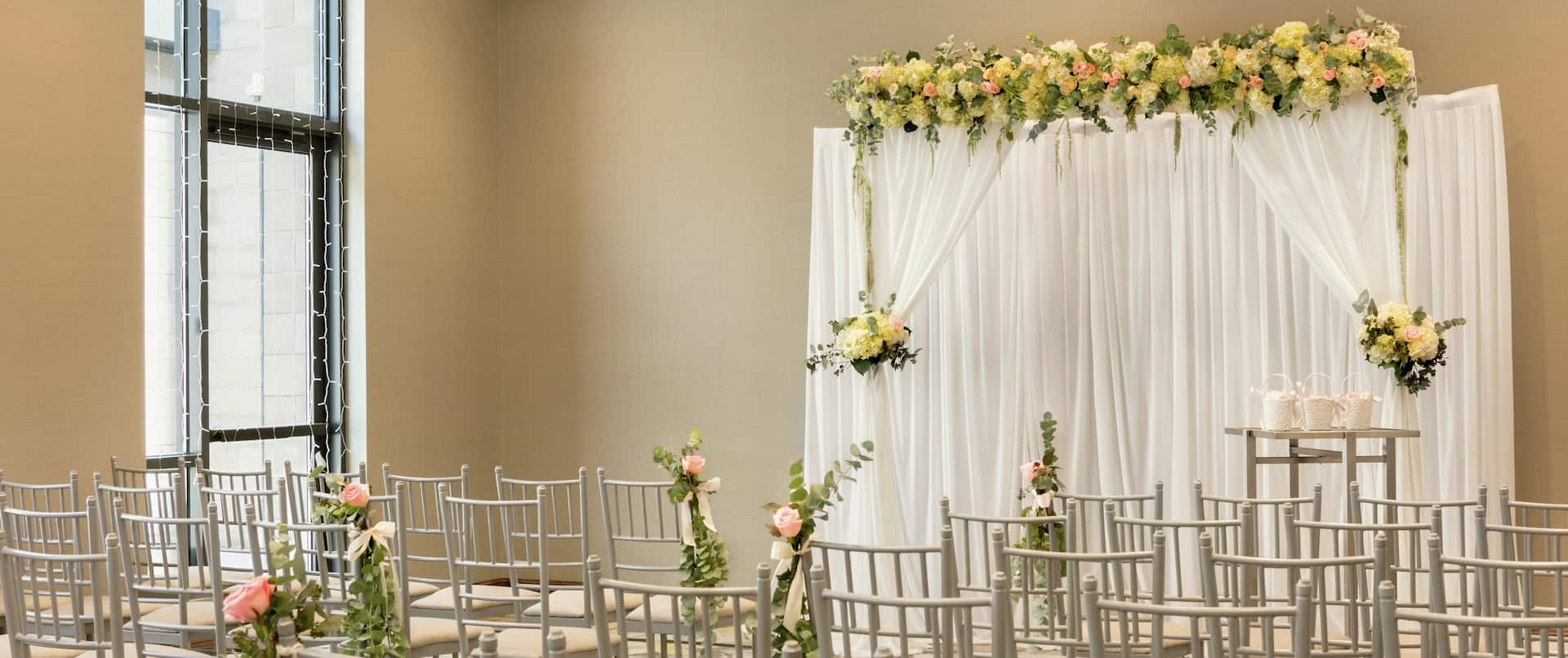 Meeting Room With A Wedding Set Up