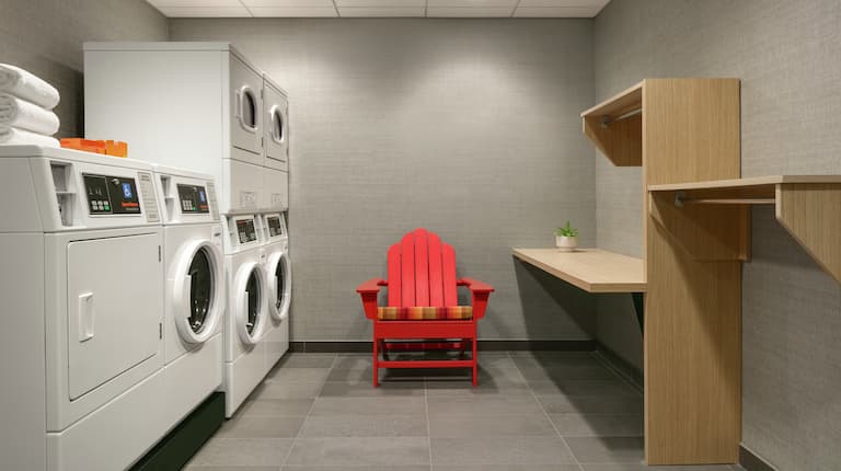 Convenient on-site guest laundry facilities 