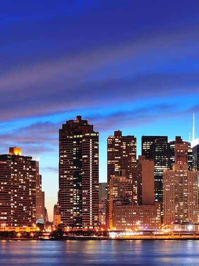 New York City / Manhattan Şehir SilüetiManhattan Şehir Silüeti