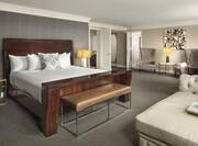 Presidential Suite Bedroom with King Bed and Sitting Area