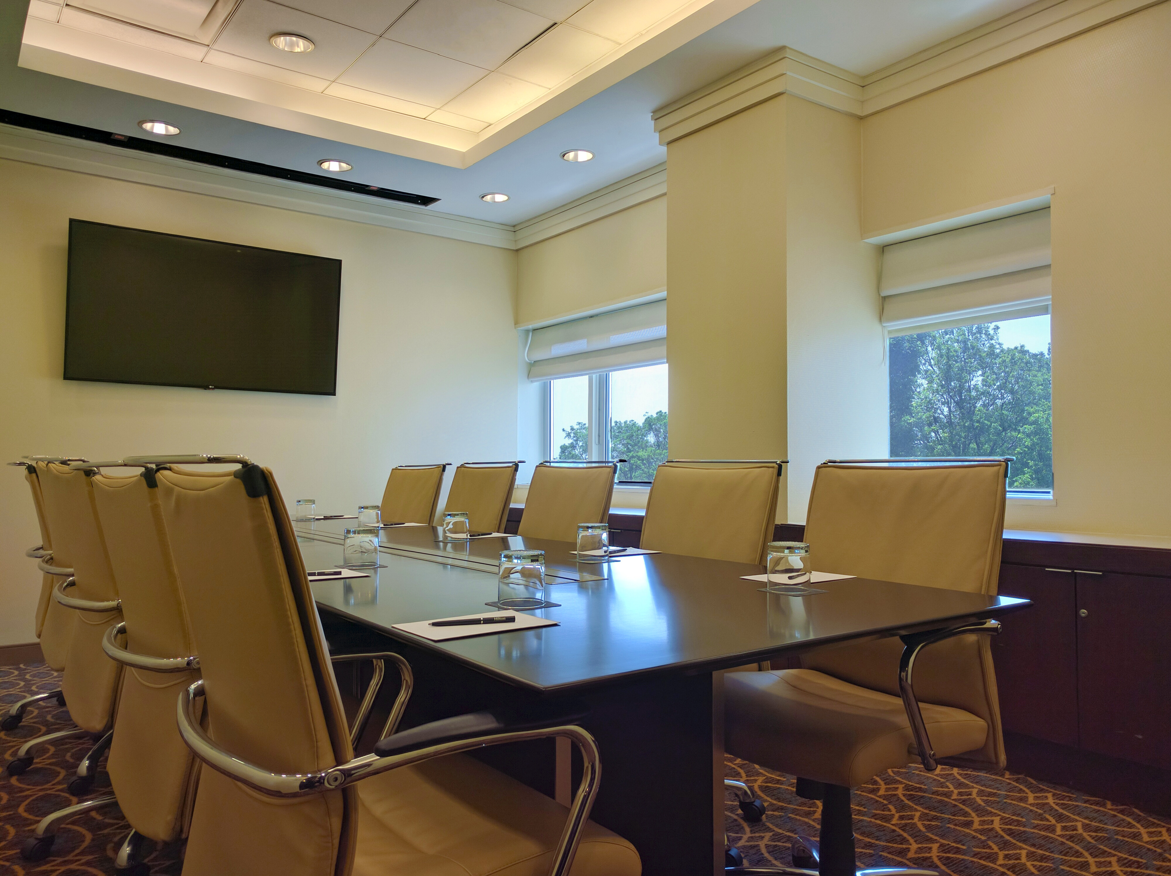 Conference Room E with boardroom table