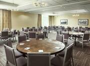 Meeting Room Set Up with Round Tables