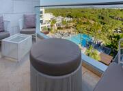 Balcony of Twin Deluxe Suite with Pool View