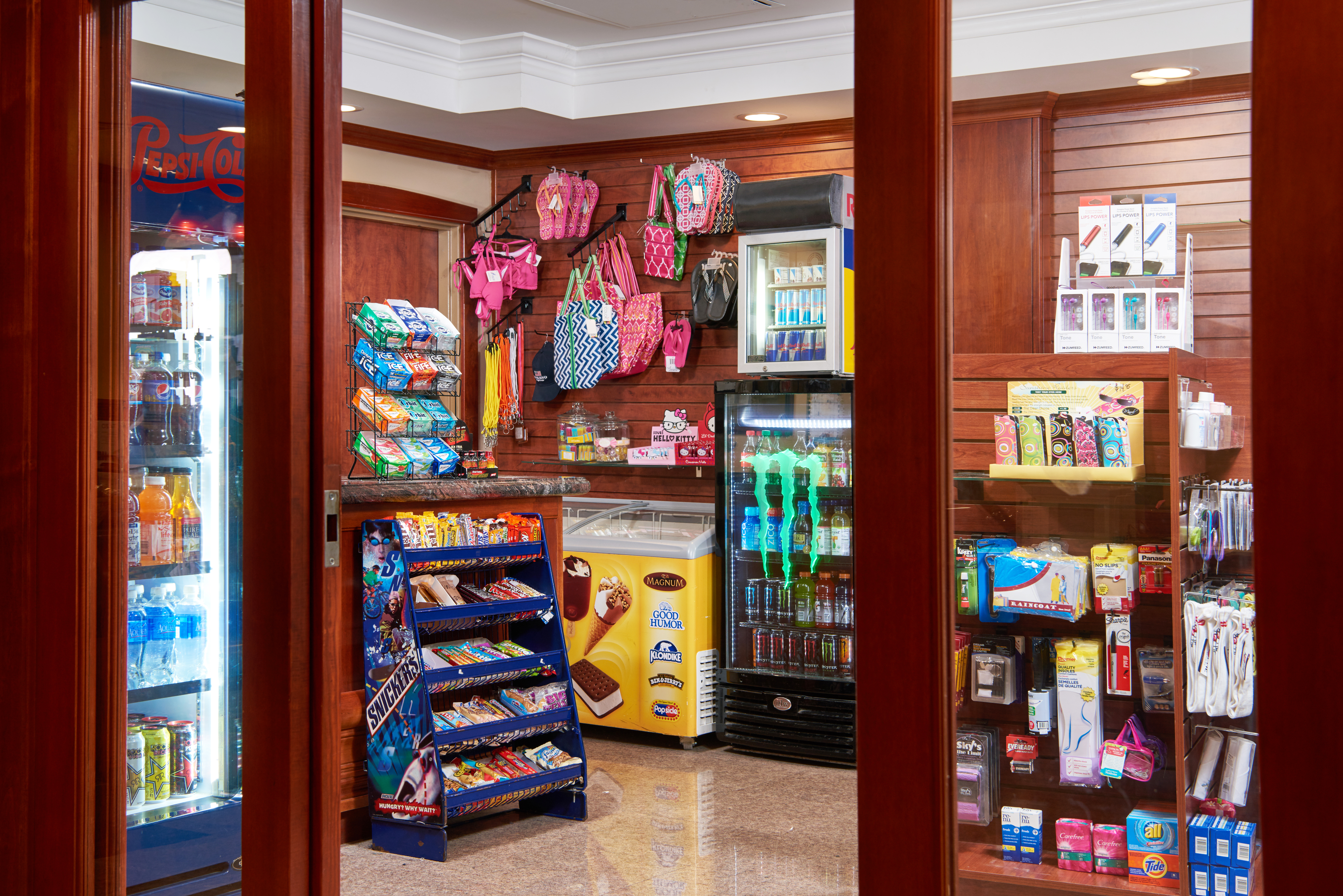 Souvenirs, Snacks and Convenience Items Available for Guest Purchase at Gift Shop  