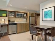 Kitchen Area in a One Bedroom Suite with a King Bed