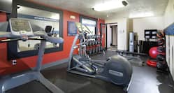 Fitness Center with Treadmill, Cross-Trainer, Dumbbell Rack and Weight Bench