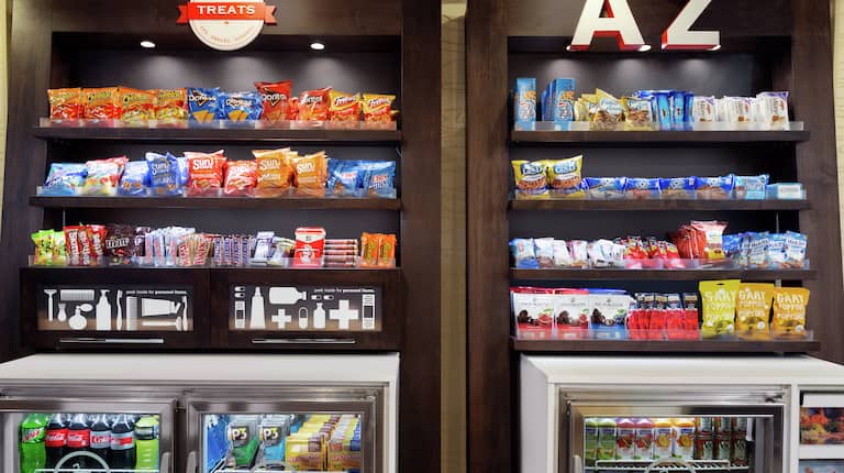 Treat shop with snack options