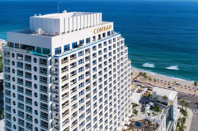 Conrad Fort Lauderdale Beach Hotel – Außenbereich des Hotels