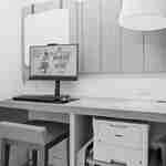 business center with computers